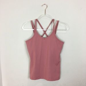 PRANA | Peach Yoga Built in Shelf Bra Tank